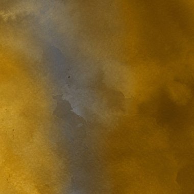 sulu boya boyama doku ile koyu sarı arka plan