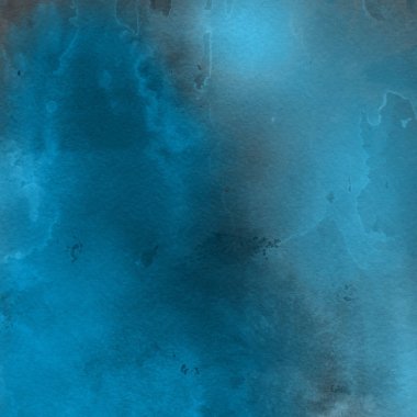 sulu boya boyama doku ile mavi arka plan