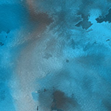 sulu boya boyama doku ile mavi arka plan