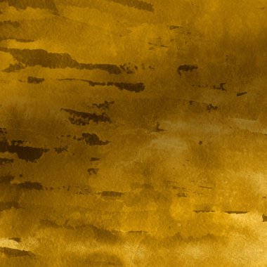 sulu boya boyama doku ile koyu sarı arka plan