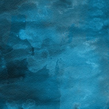 sulu boya boyama doku ile mavi arka plan