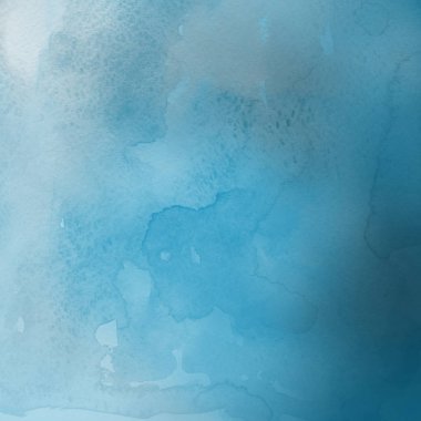 sulu boya boyama doku ile mavi arka plan