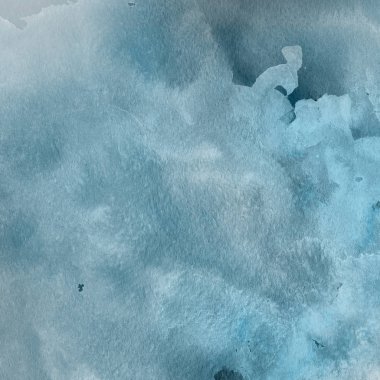 sulu boya boyama doku ile mavi arka plan