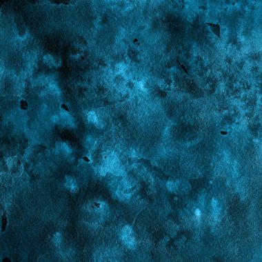 sulu boya boyama doku ile mavi arka plan