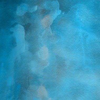 sulu boya boyama doku ile mavi arka plan