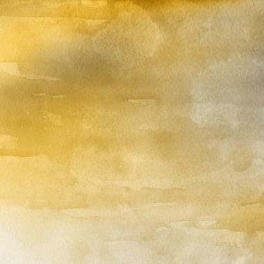 sulu boya boyama doku ile sarı arka plan