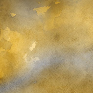 sulu boya boyama doku ile sarı arka plan