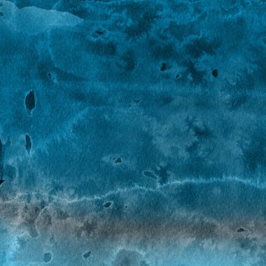 sulu boya boyama doku ile mavi arka plan