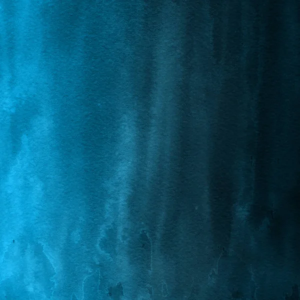 Fundo Abstrato Azul Com Textura Tinta Aquarela — Fotografia de Stock