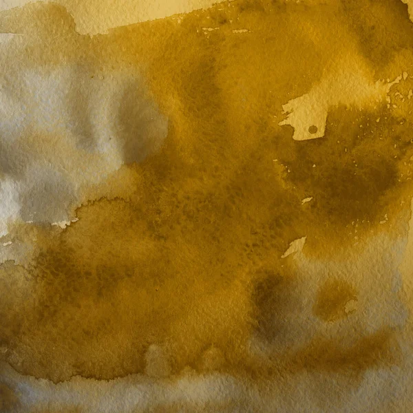 Fondo Abstracto Amarillo Con Textura Pintura Acuarela — Foto de Stock