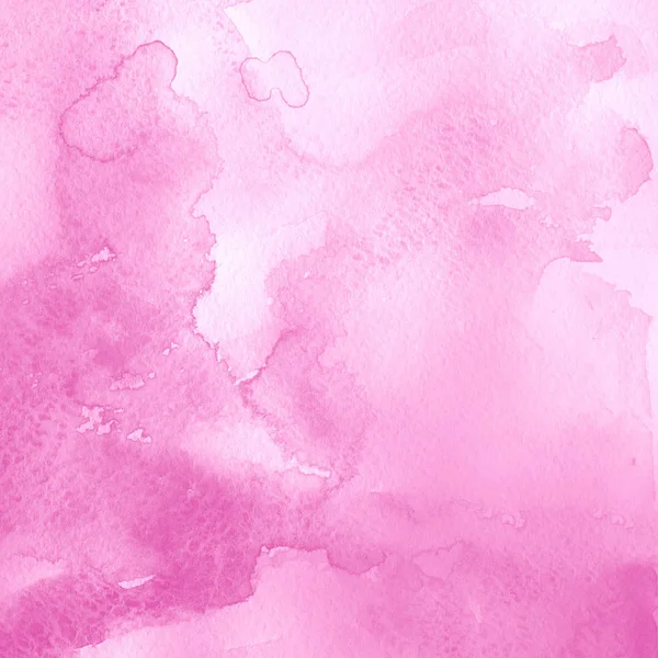 Peinture Aquarelle Rose Texture Fond Abstrait — Photo