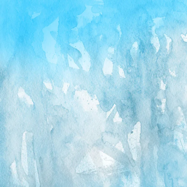 Blue Abstract Background Watercolor Paint Texture — Stock Photo, Image