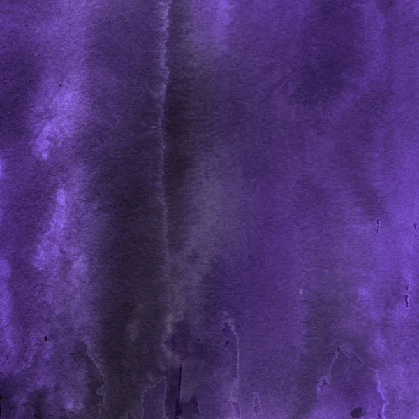 Violet Aquarel Verf Textuur Abstracte Achtergrond — Stockfoto