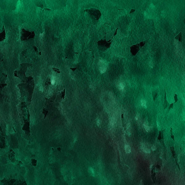 Fundo Abstrato Verde Com Textura Tinta Aquarela — Fotografia de Stock