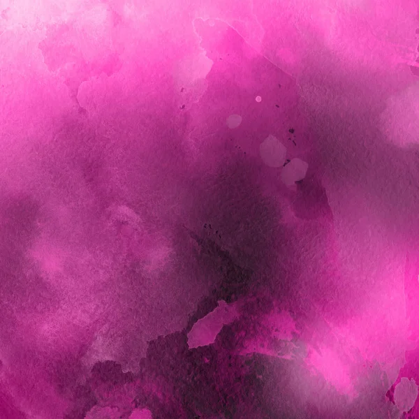 ピンク色の水彩絵の具の質感 抽象的な背景 — ストック写真