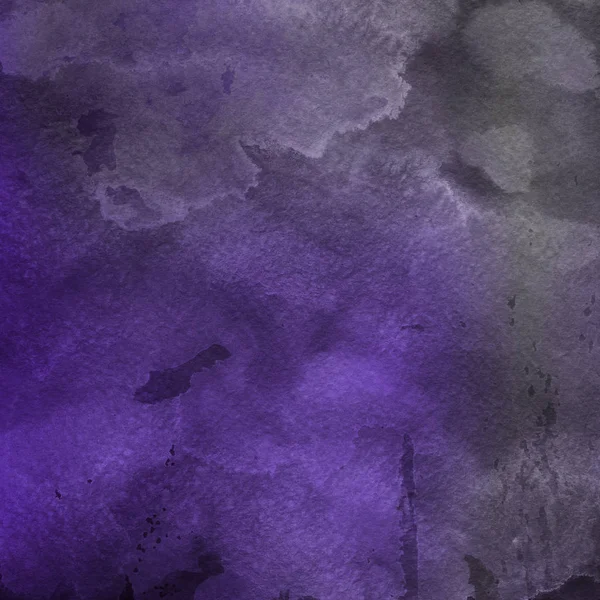 Violet Aquarel Verf Textuur Abstracte Achtergrond — Stockfoto