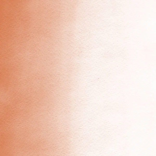 オレンジ色の水彩絵の具の質感 抽象的な背景 — ストック写真