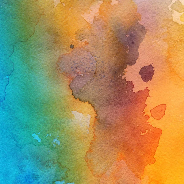 Multicolor Abstract Background Watercolor Paint Texture — Stock Photo, Image