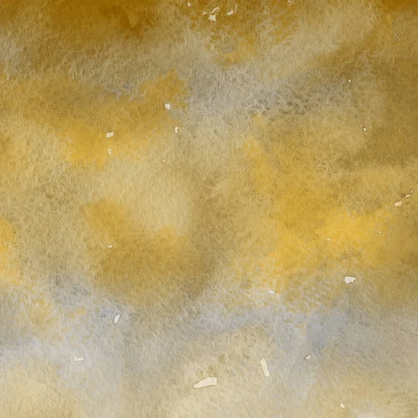 Gelber Abstrakter Hintergrund Mit Aquarellfarbe — Stockfoto