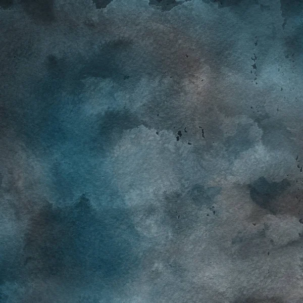 Blue Abstract Background Watercolor Paint Texture — Stock Photo, Image