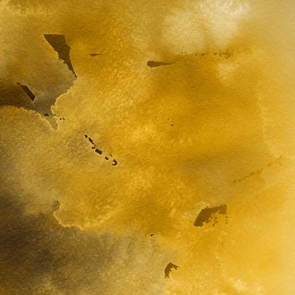 sulu boya boyama doku ile koyu sarı arka plan