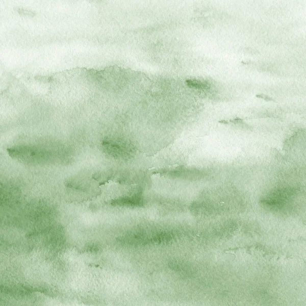 Fundo Abstrato Verde Com Textura Tinta Aquarela — Fotografia de Stock