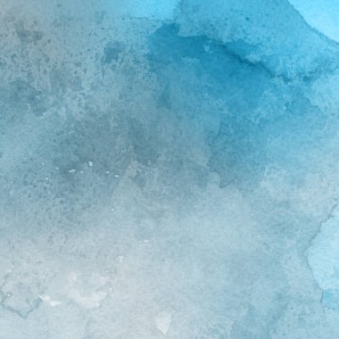 sulu boya boyama doku ile mavi arka plan