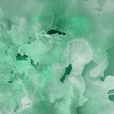 suluboya desenli yeşil soyut arkaplan