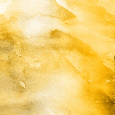 sulu boya boyama doku ile sarı arka plan