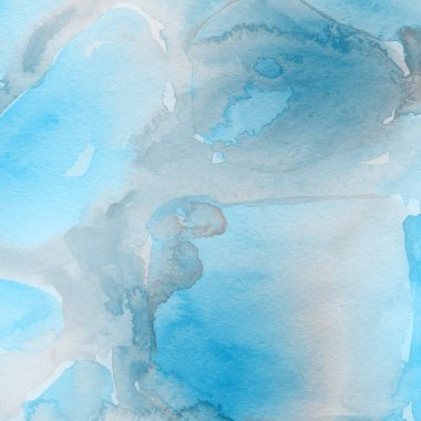 sulu boya boyama doku ile mavi arka plan