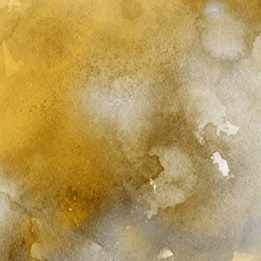 sulu boya boyama doku ile sarı arka plan