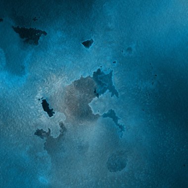 sulu boya boyama doku ile mavi arka plan