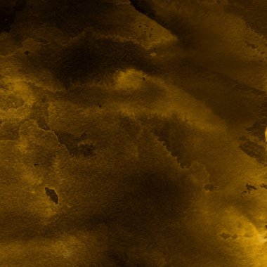 sulu boya boyama doku ile koyu sarı arka plan