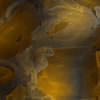 sulu boya boyama doku ile koyu sarı arka plan