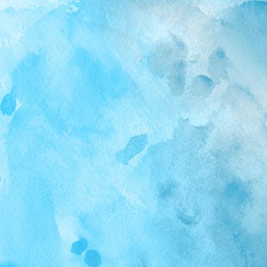 sulu boya boyama doku ile mavi arka plan