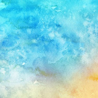 sulu boya boyama doku ile çok renkli arka plan