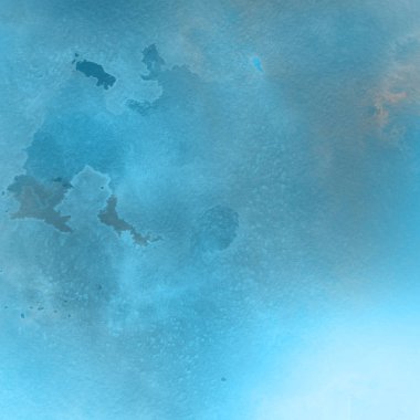 sulu boya boyama doku ile mavi arka plan