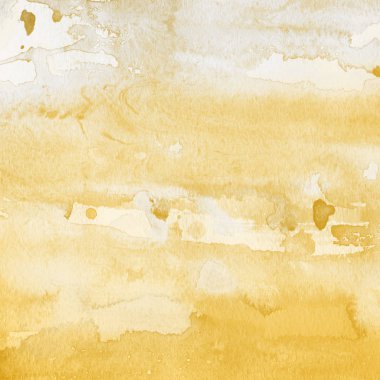 sulu boya boyama doku ile sarı arka plan