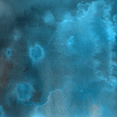 sulu boya boyama doku ile mavi arka plan