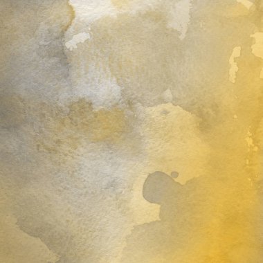 sulu boya boyama doku ile sarı arka plan