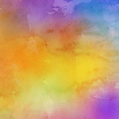 sulu boya boyama doku ile çok renkli arka plan