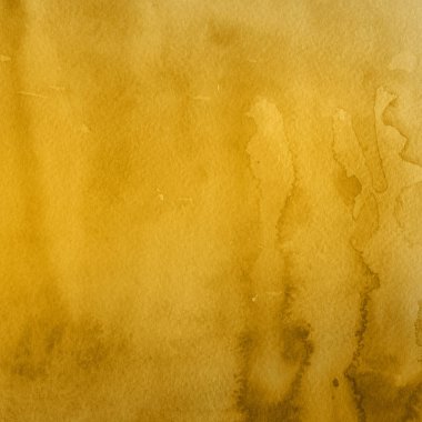 sulu boya boyama doku ile sarı arka plan