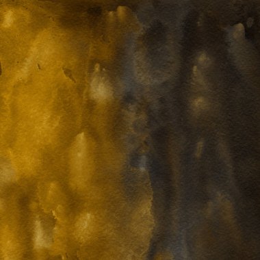 sulu boya boyama doku ile koyu sarı arka plan