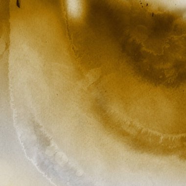 sulu boya boyama doku ile koyu sarı arka plan