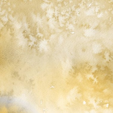 sulu boya boyama doku ile koyu sarı arka plan