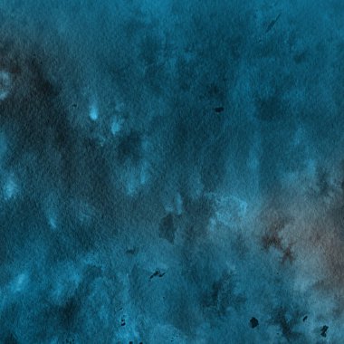 sulu boya boyama doku ile mavi arka plan