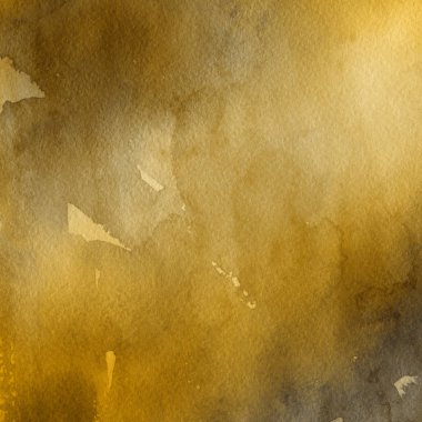 sulu boya boyama doku ile koyu sarı arka plan