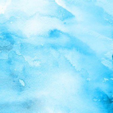 sulu boya boyama doku ile mavi arka plan