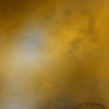 sulu boya boyama doku ile koyu sarı arka plan