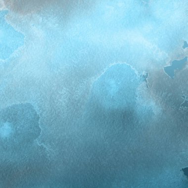 sulu boya boyama doku ile mavi arka plan